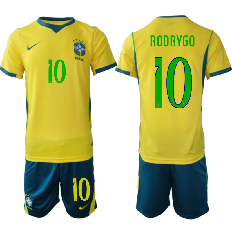 Men Brazil home #9 style 2026 World Cup Soccer jersey